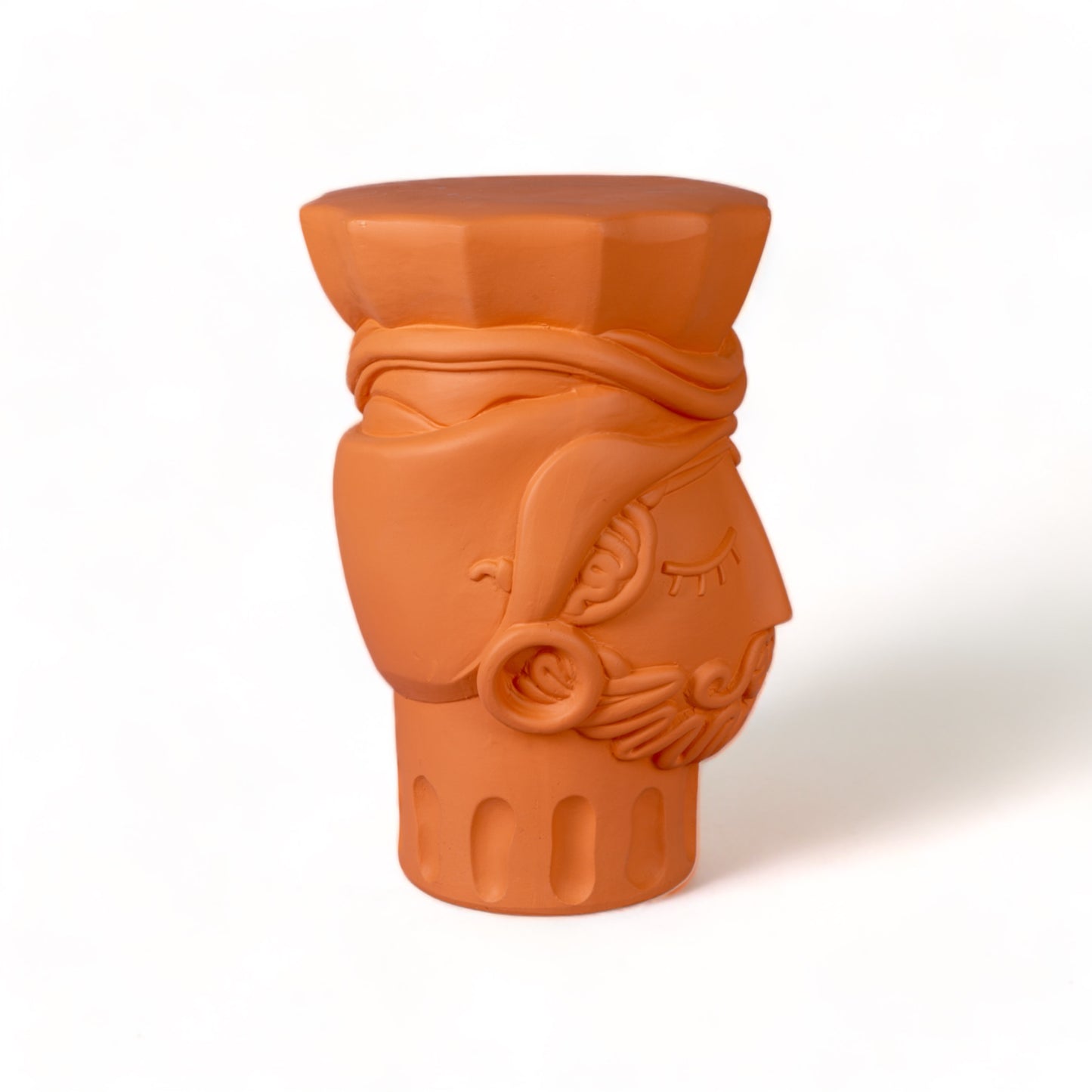 Magna Graecia Terracotta Stool Man