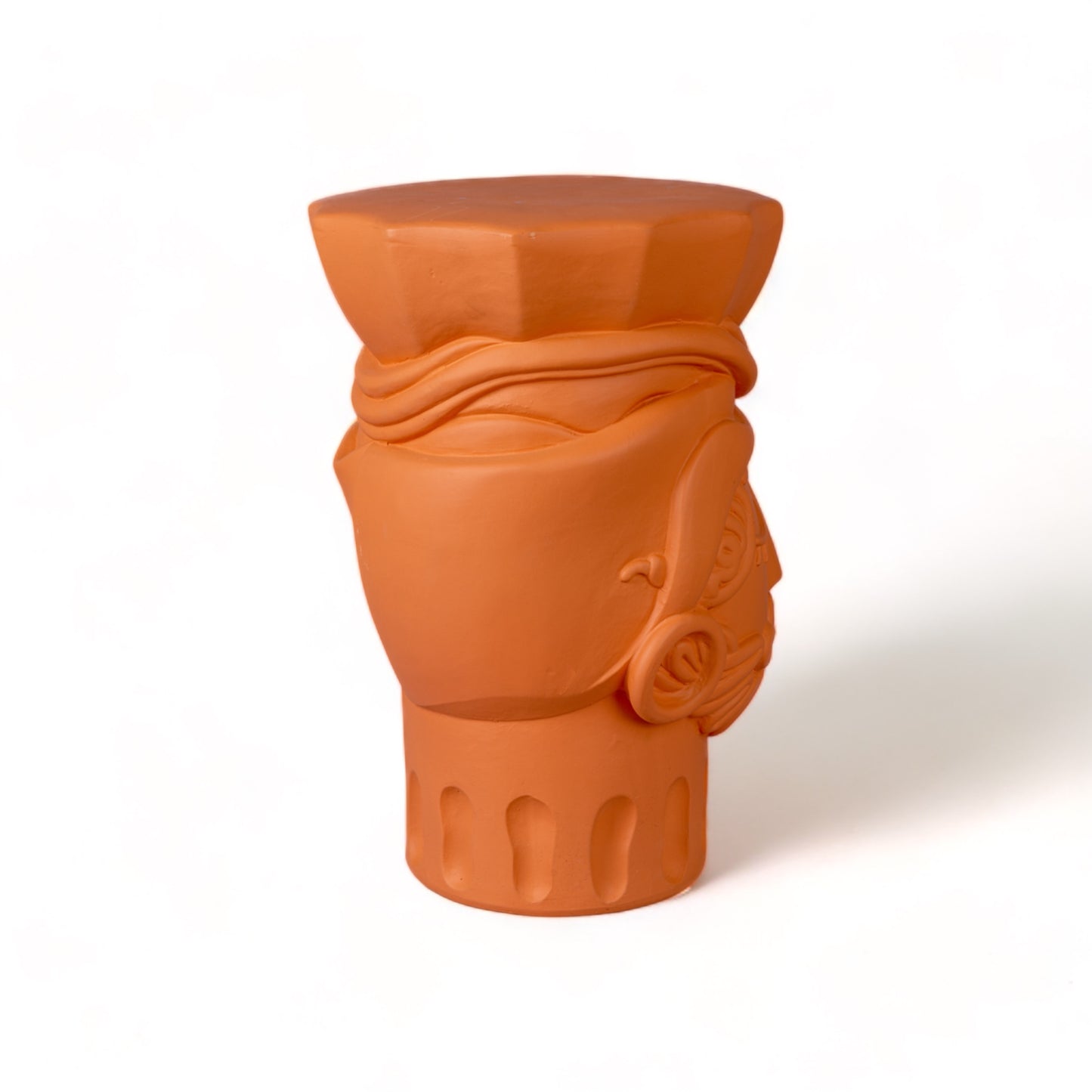 Magna Graecia Terracotta Stool Man