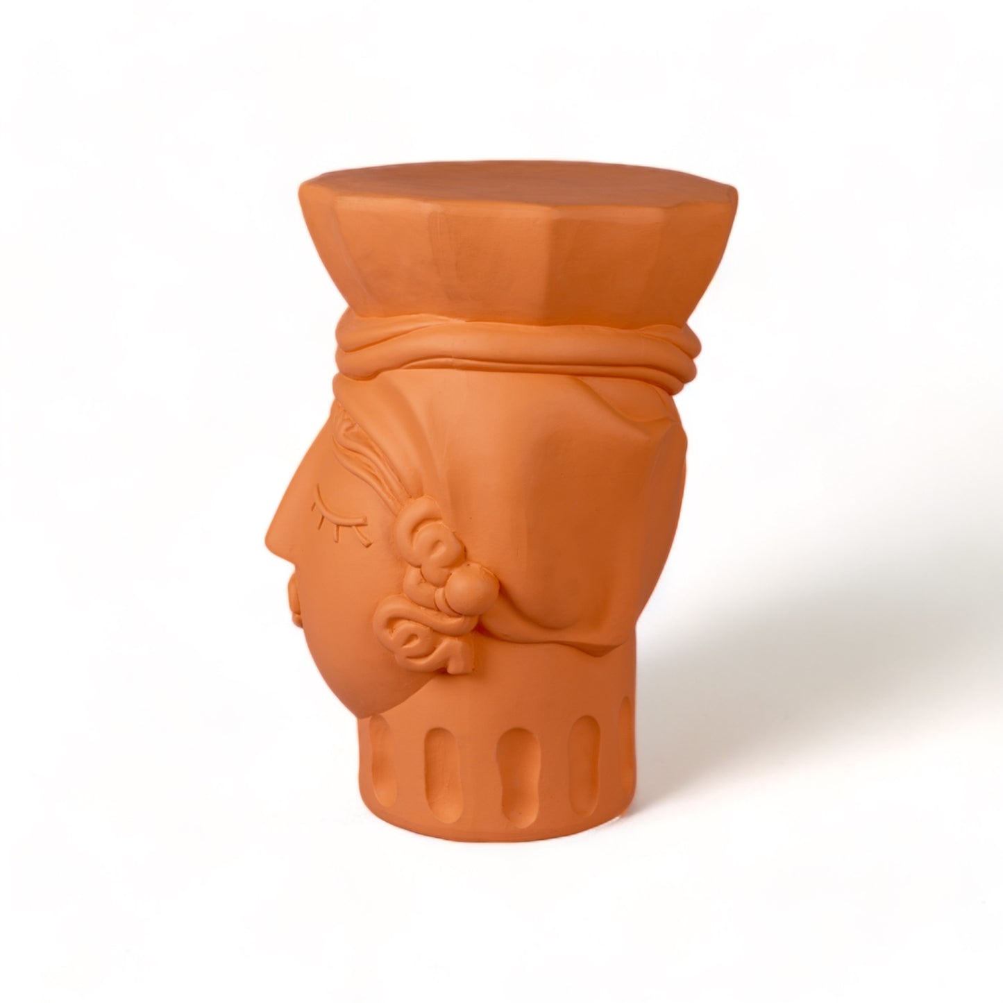 Magna Graecia Terracotta Stool Woman