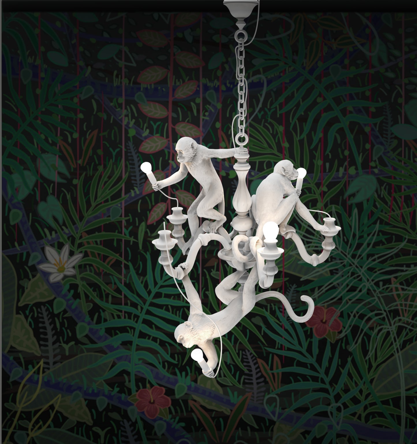 REPLACE BULB "MONKEY CHANDELIER"