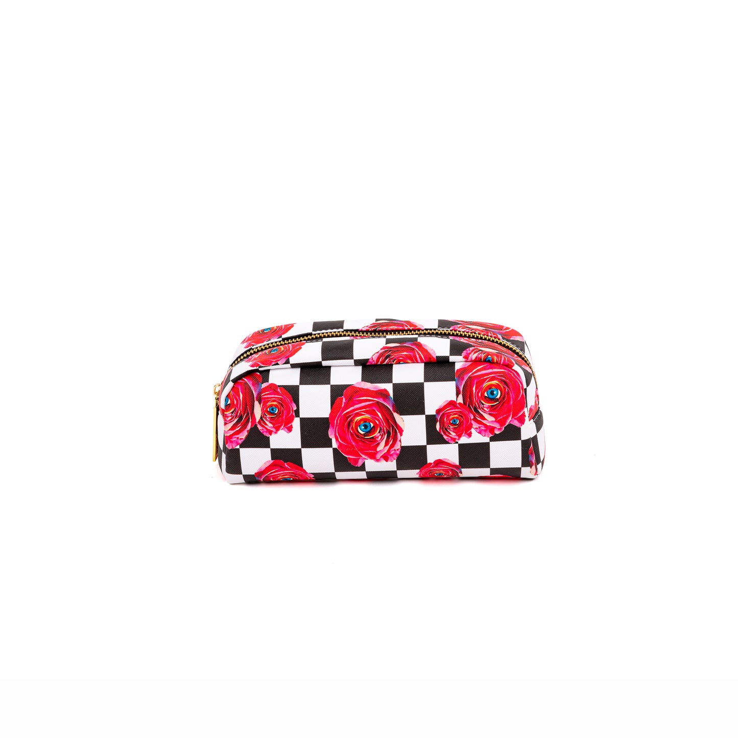 Case Roses on Check 20,5 x 7 h. 9