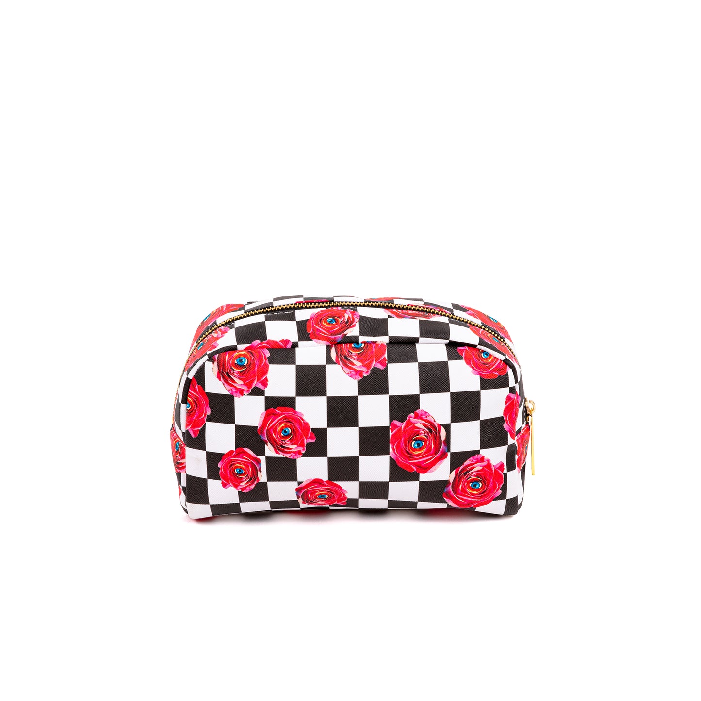 Beauty Case Roses on Check