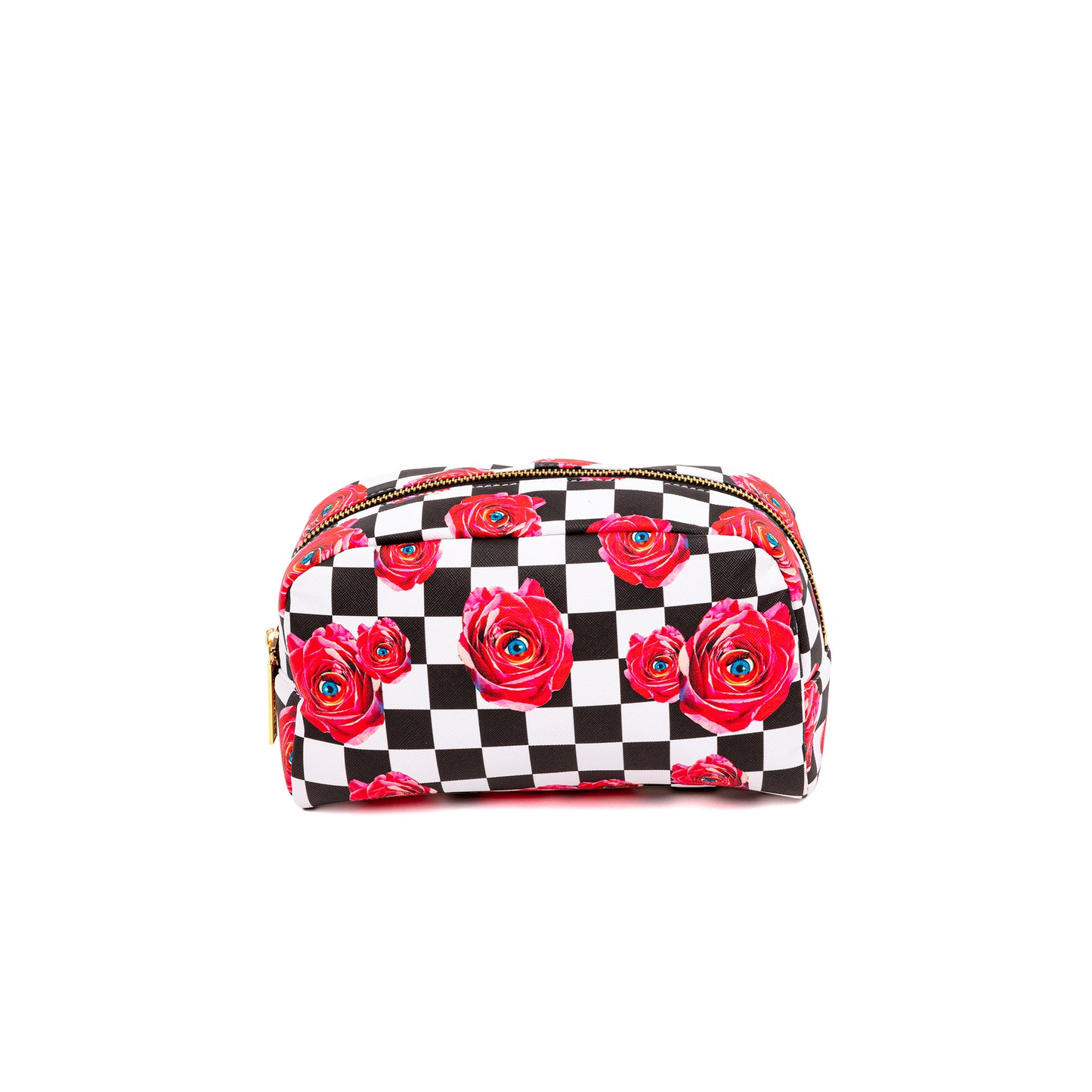 Beauty Case Roses on Check