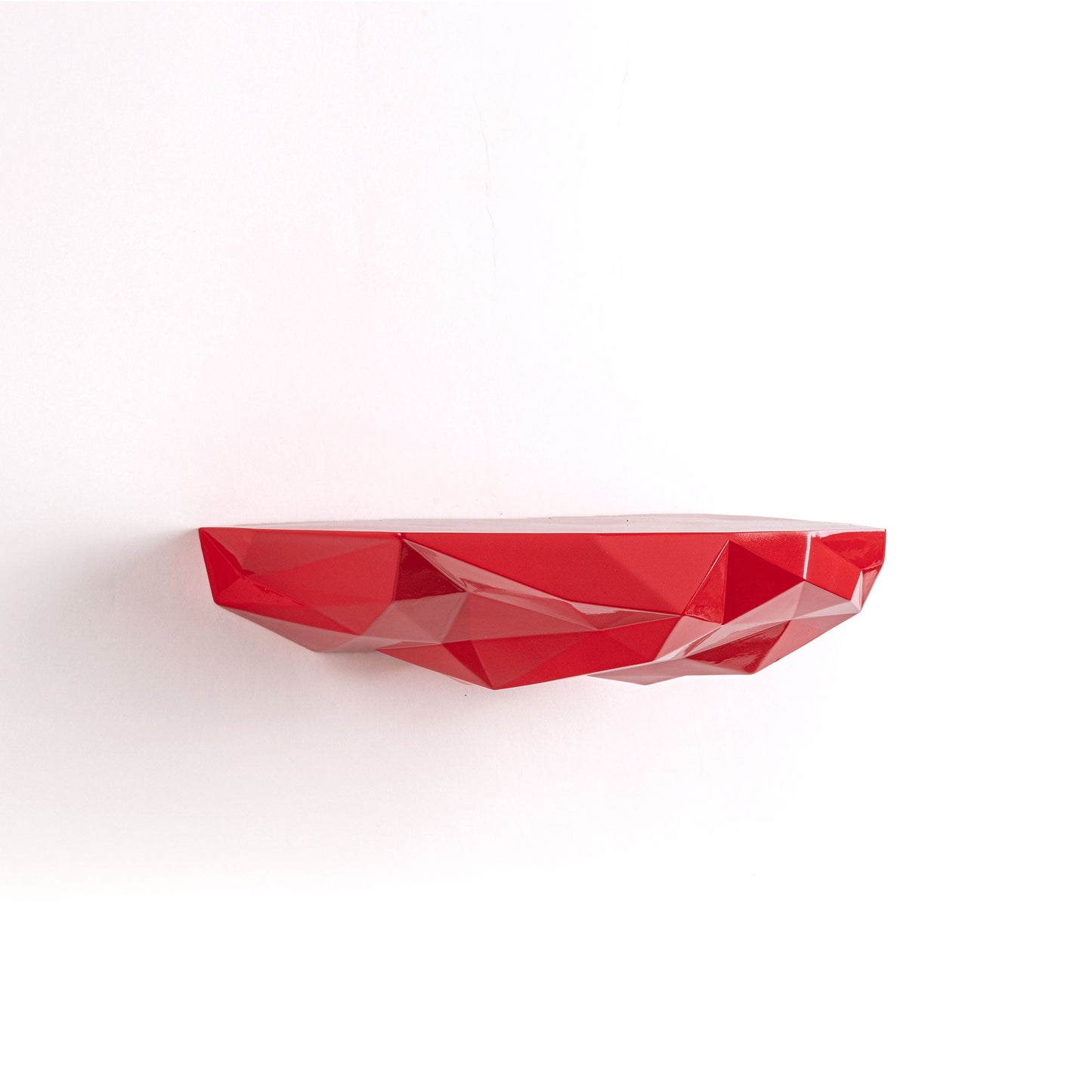 Space Rocks Shelf Medium Red