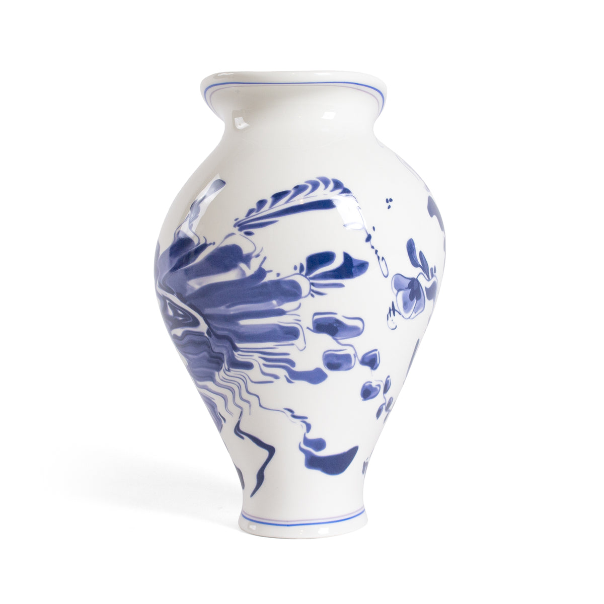 Classics on acid - FLORAL DELFT vase