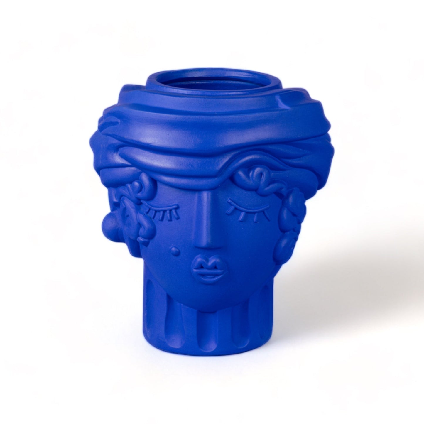 Terracotta Vase Women Blue