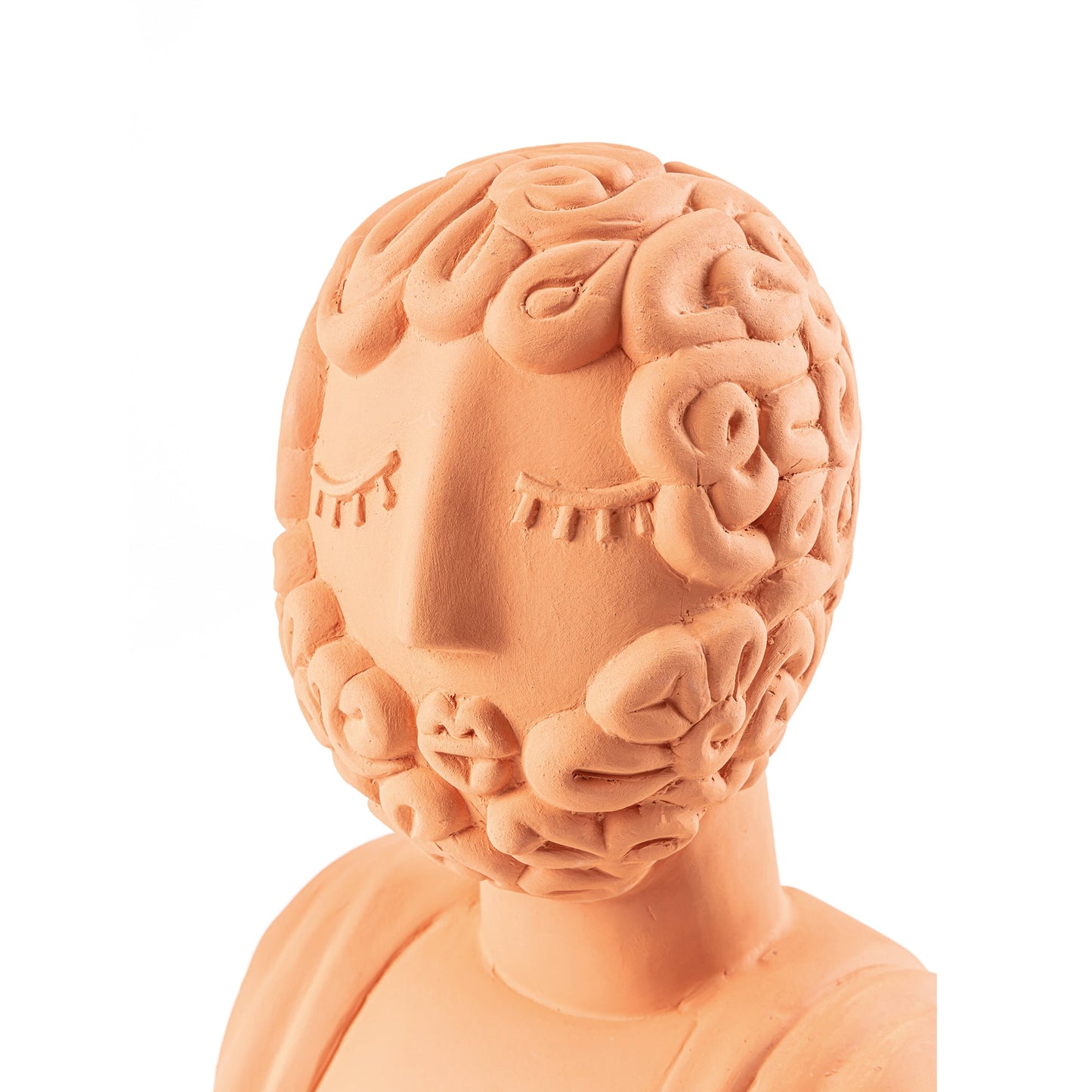 Magna Graecia Terracotta Bust Man