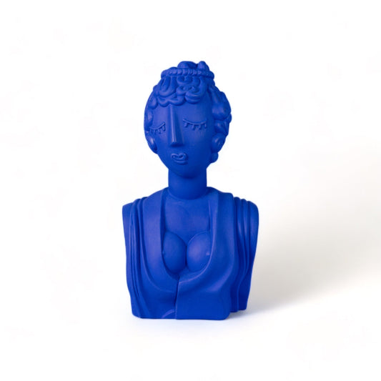 Terracotta Bust Poppea Blue