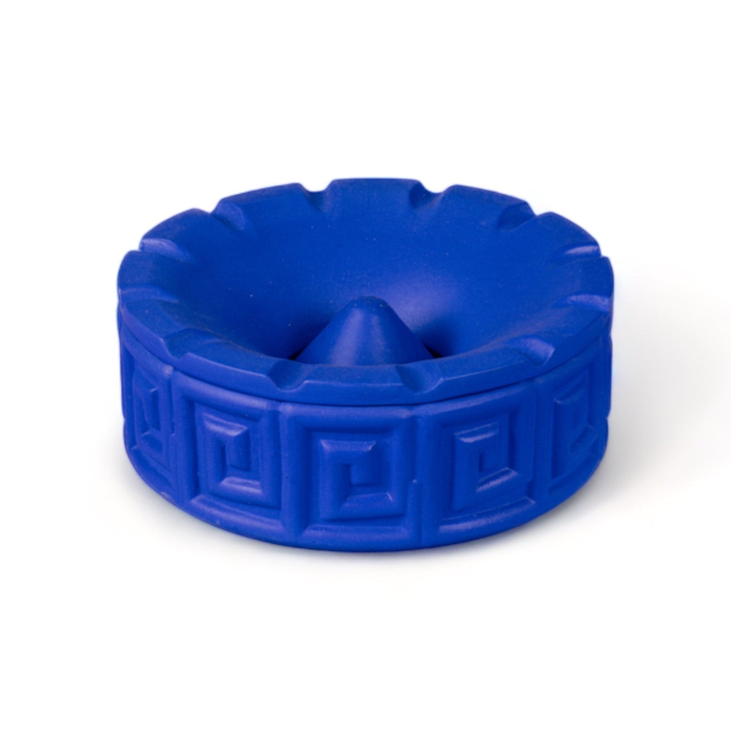 Terracotta Ashtray Greche Blue