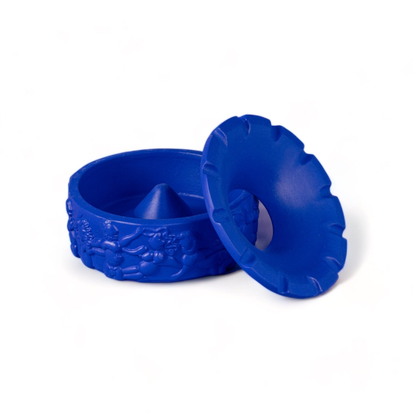 Terracotta Ashtray Dialogues Blue