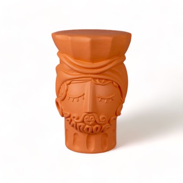 Magna Graecia Terracotta Stool Man