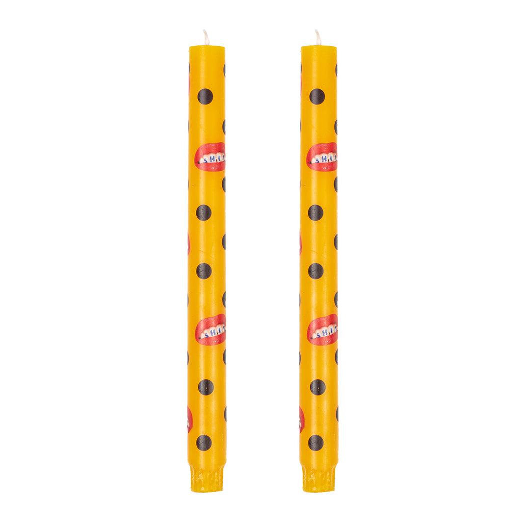 TOILETPAPER Set of 2 Stem Candles SHIT