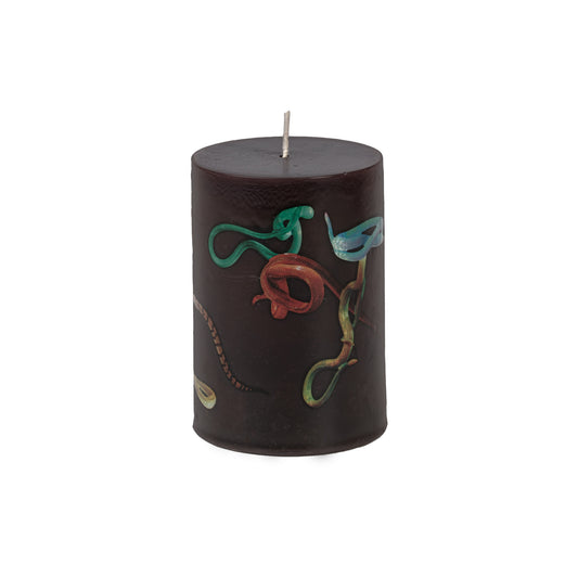 TOILETPAPER Large Candle SNAKES BLACK