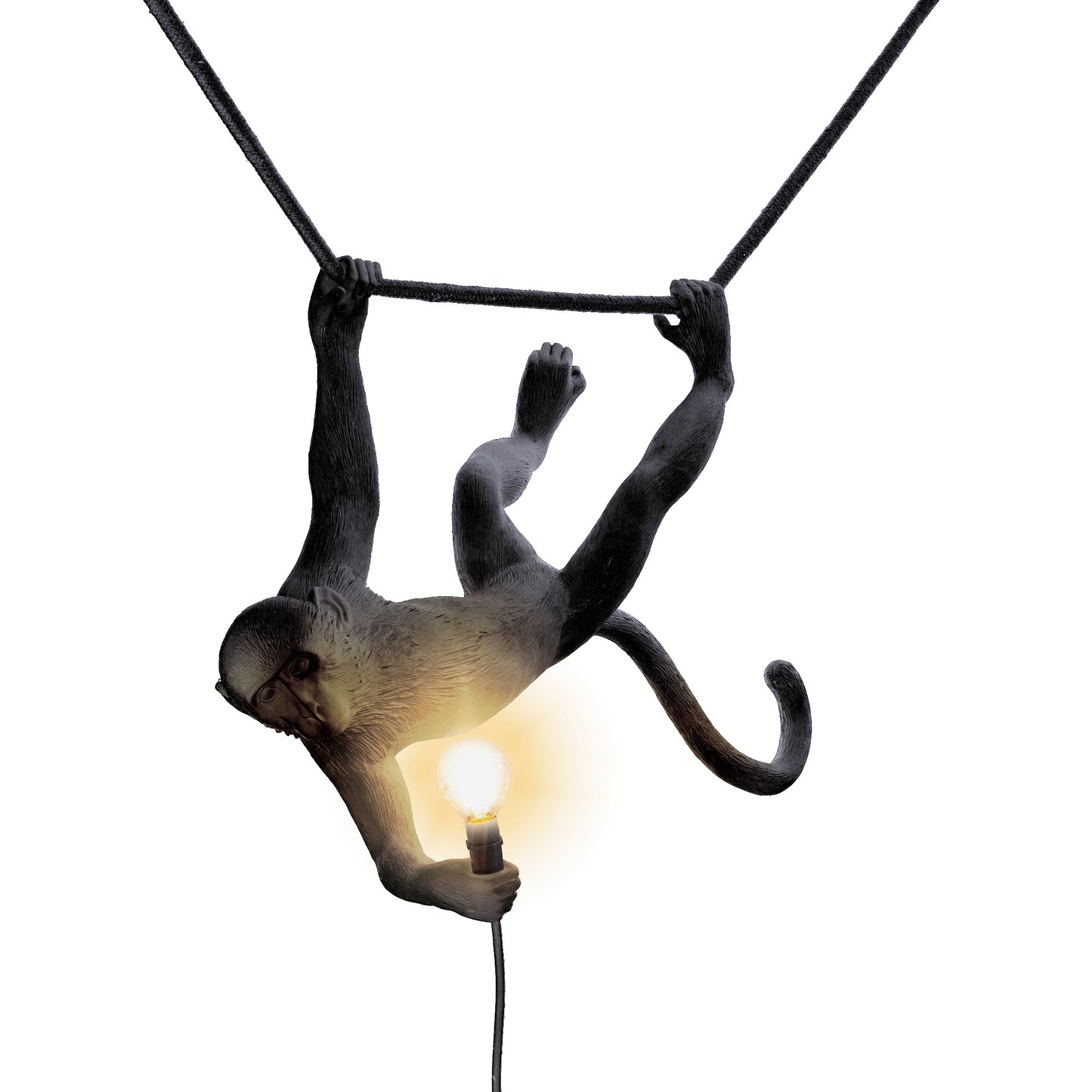 The Monkey Lamp Swing Black