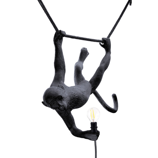 The Monkey Lamp Swing Black