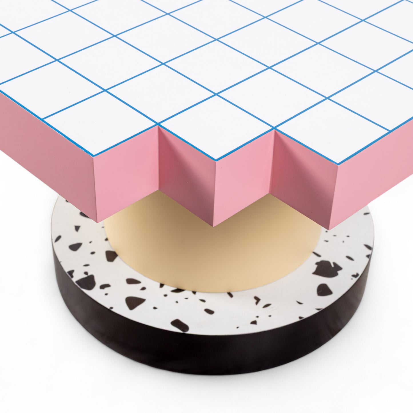 SUPERCOFFEE TABLE BLUE GRID