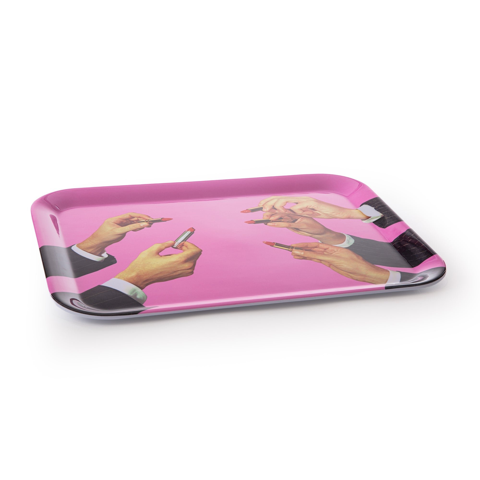 SELETTI TOILETPAPER プレート お皿 アート おしゃれ ピンク Lipstick Pink Tray – SELETTI USA