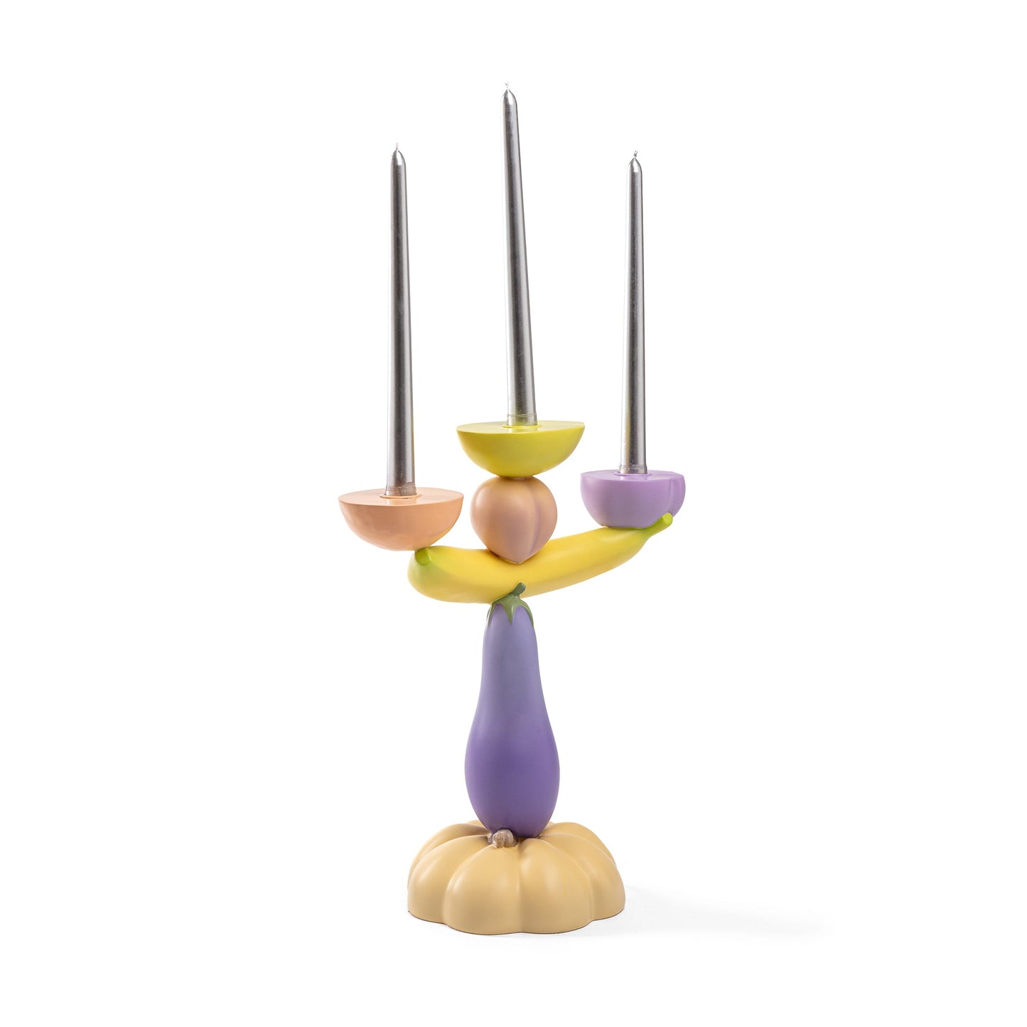 Vitamin Aubergine Candelabra