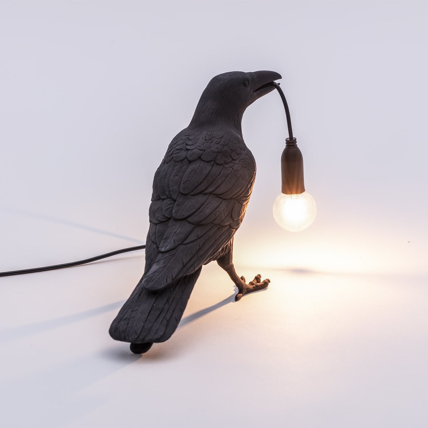 Bird Lamp Black Waiting OUTDOOR