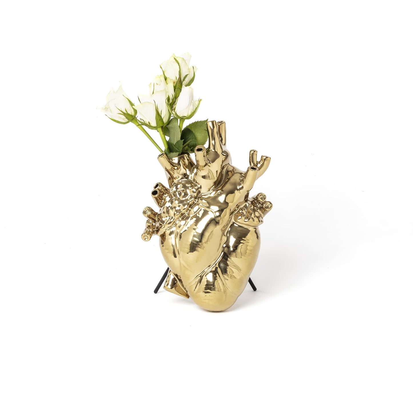 Love in Bloom Gold Vase