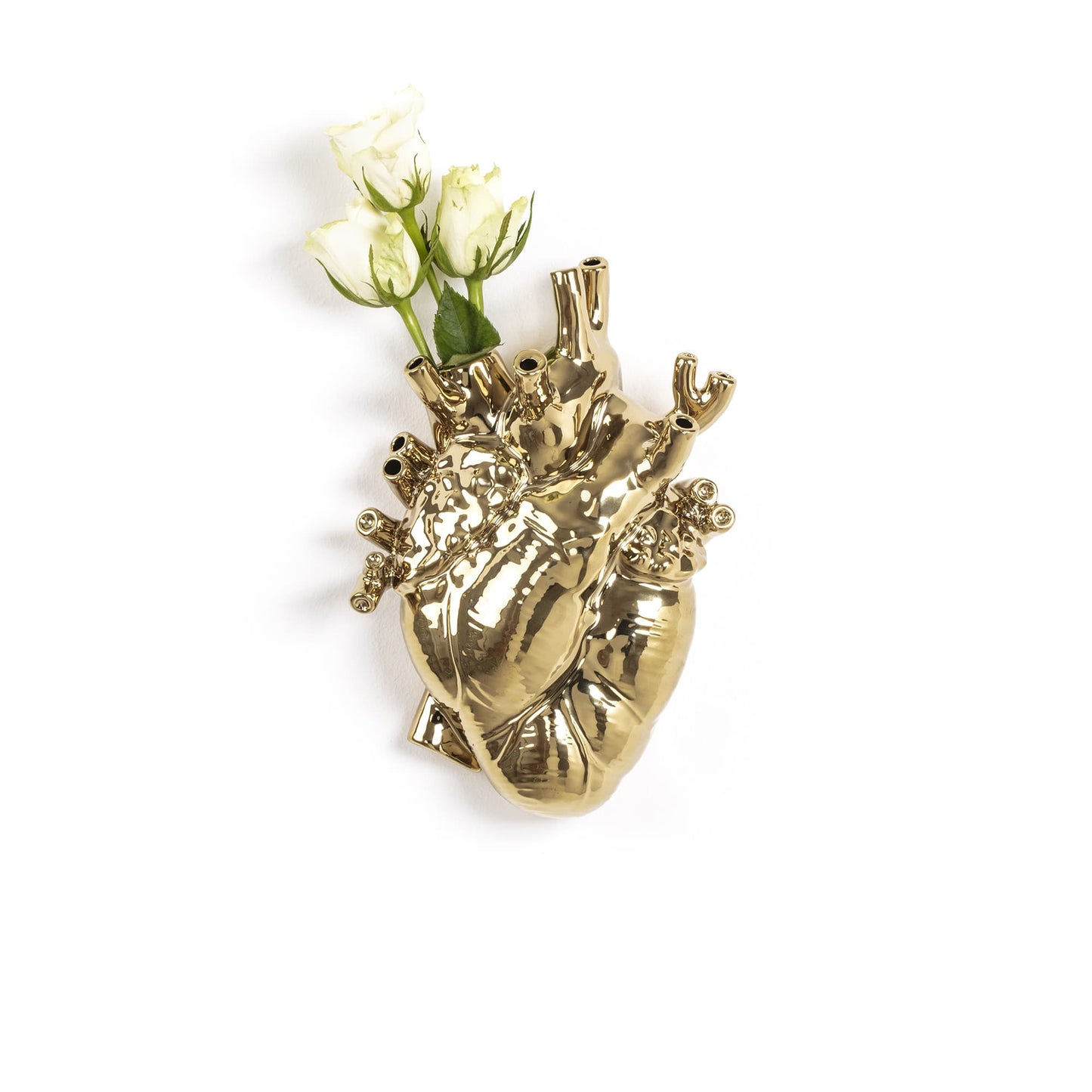 Love in Bloom Gold Vase
