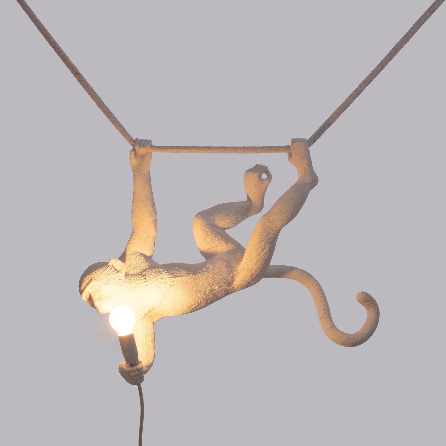 The Monkey Lamp Swing White