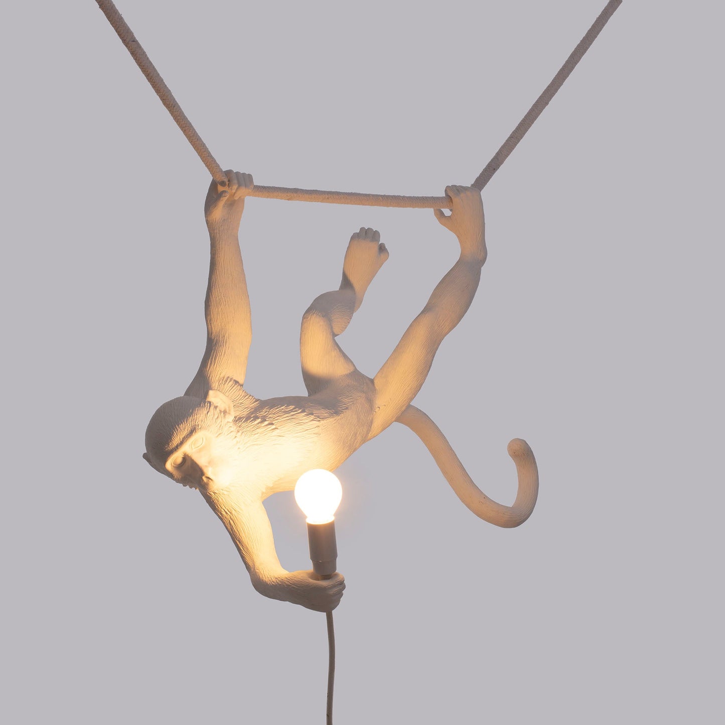 The Monkey Lamp Swing White