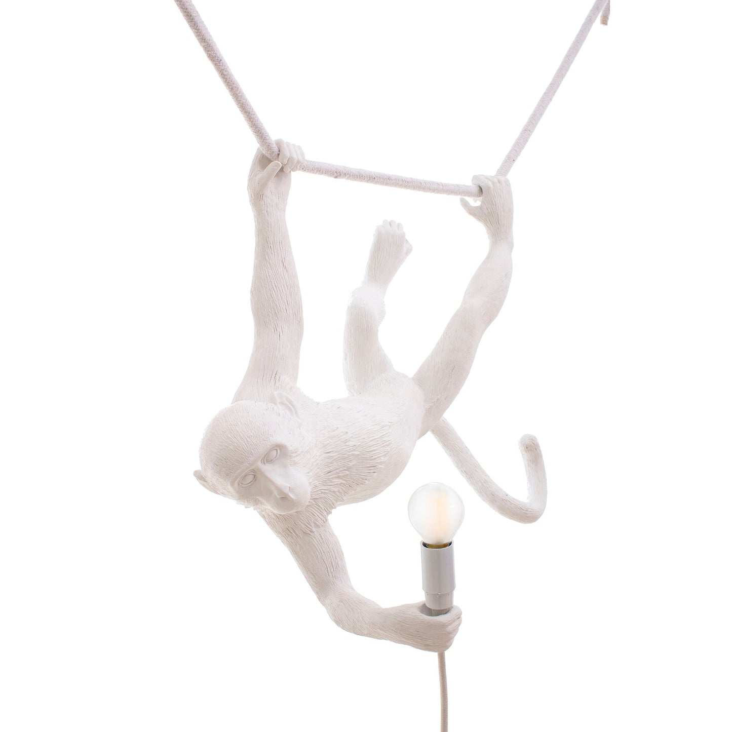 The Monkey Lamp Swing White