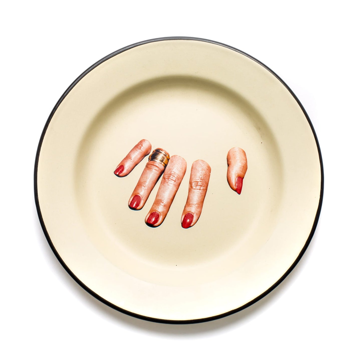 Enamel Plate Fingers