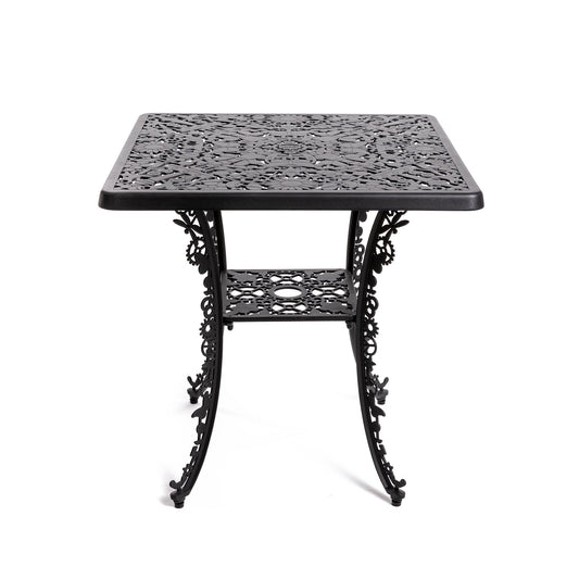 Industry Collection Aluminium Square Table Black