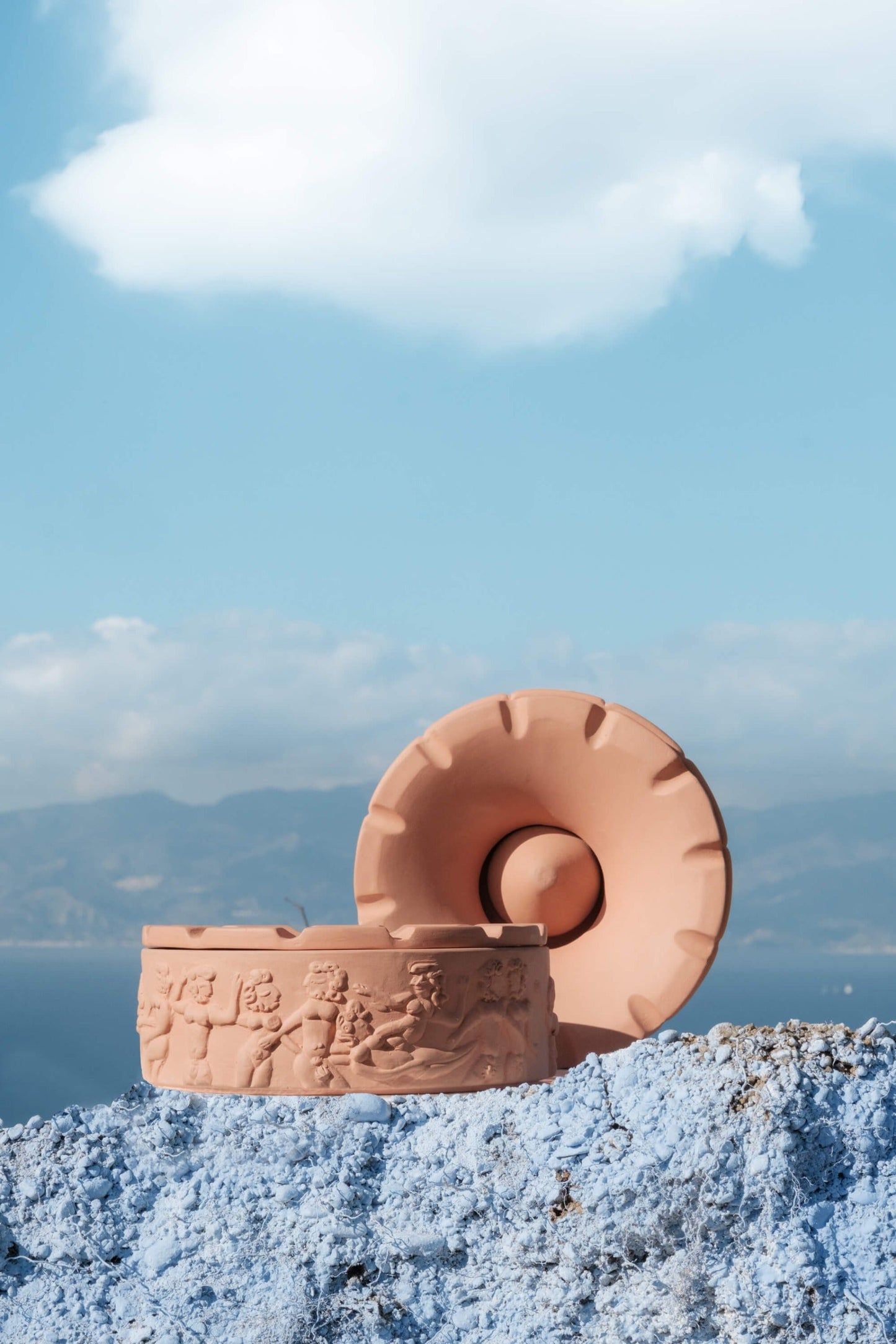 Magna Graecia Terracotta Ashtray Dialogues